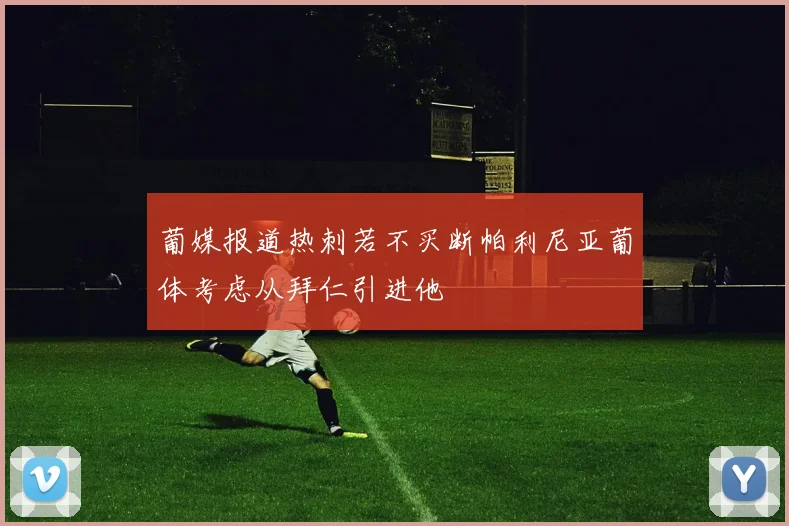 葡媒报道热刺若不买断帕利尼亚葡体考虑从拜仁引进他